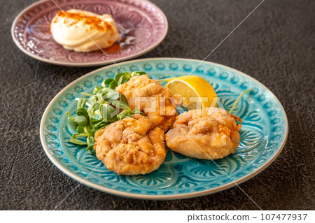 Karaage Japanese Fried Chicken 107477937