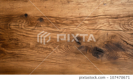 Wood texture background, natural board structure with cracks and knots Wood texture background, natural board structure with cracks and knots 107478671