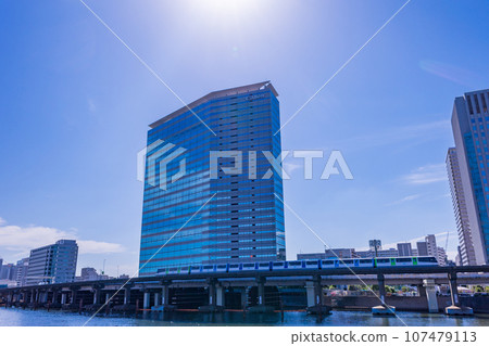 （東京）天王洲島單軌電車和京濱運河 107479113