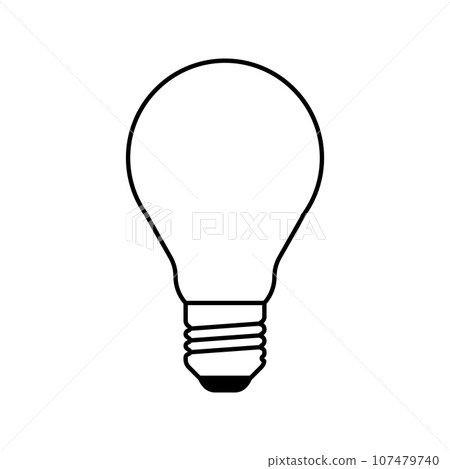 light bulb vector icon 107479740
