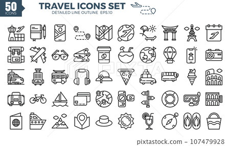 travel, weekend, vector 107479928