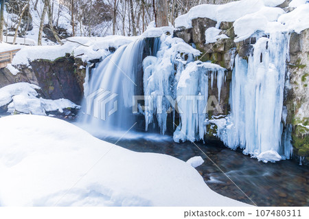 “Aomori Prefecture” Winter Choshi Otaki Oirase Stream “Aomori Prefecture” Winter Choshi Otaki Oirase Stream 107480311