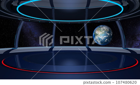 視訊分發背景 地球BG SNS 太空室 107480620