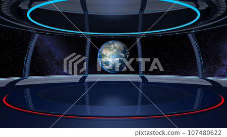 Video Distribution Background Earth BG SNS Space Room 107480622