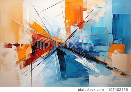 Abstract Watercolor create a unique and dynamic wallpaper 107482356