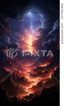 Abstract art create a unique and dynamic wallpaper Abstract art create a unique and dynamic wallpaper 107482468