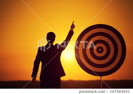 Business and Technology target goals and achievement .Generative Image Business and Technology target goals and achievement .Generative Image 107483641