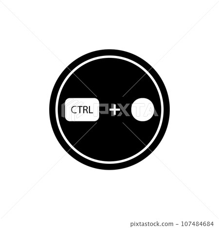 ctrl key icon vector 107484684