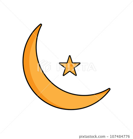 Islamic icon vector 107484776