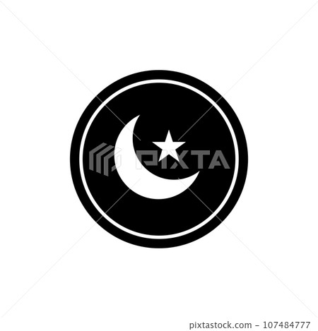 Islamic icon vector 107484777