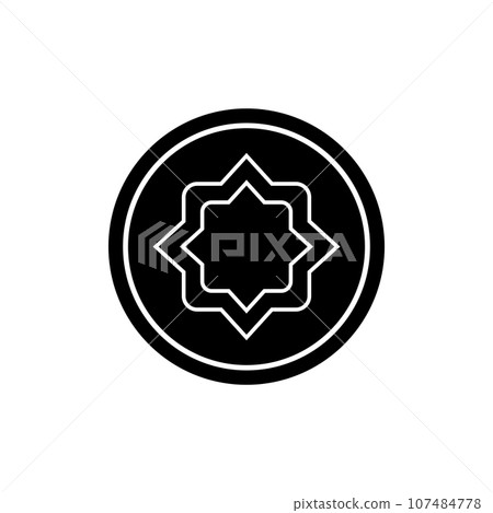 Islamic icon vector 107484778