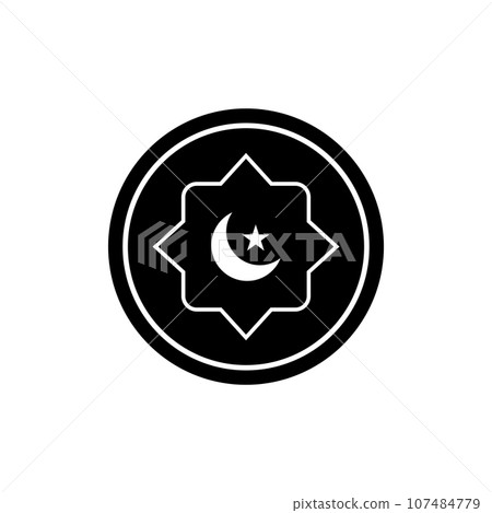 Islamic icon vector 107484779