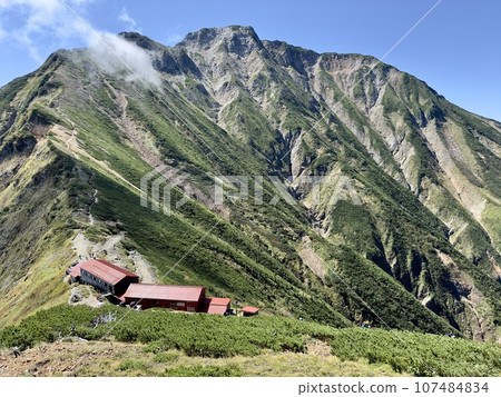 Goryudake Mountain Climbing in Autumn (View of Goryudake and Goryusanso from Shiratake) 107484834