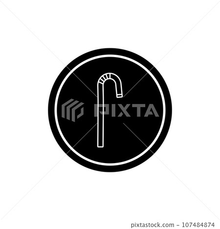straw icon vector 107484874