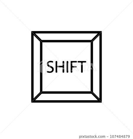 shift key icon vector shift key icon vector 107484879