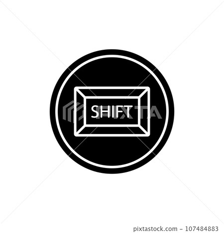 shift key icon vector shift key icon vector 107484883