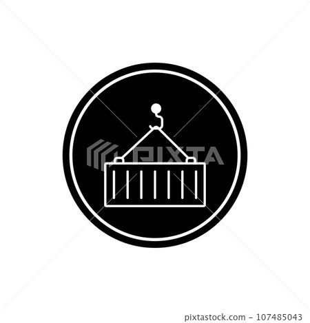 container icon vector container icon vector 107485043