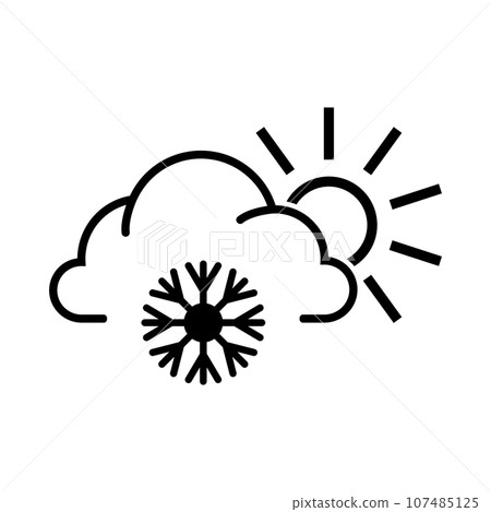weather icon vector weather icon vector 107485125