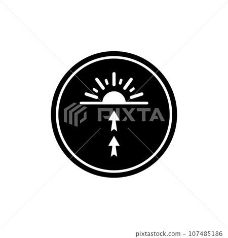 sunrise icon vector sunrise icon vector 107485186