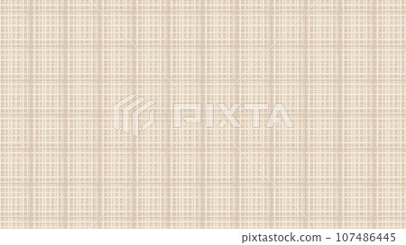 Fine plaid pattern illustration material like a placemat [16:9] 107486445