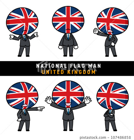 代表英國國旗的字符集。 107486858