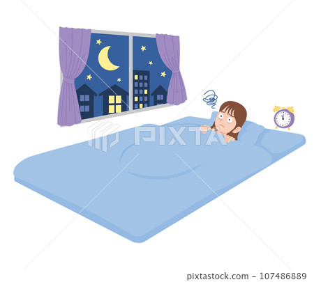 睡不著的年輕女人，蒲團 107486889