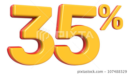 Font With Number 3D Render 107488329