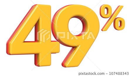 Font With Number 3D Render Font With Number 3D Render 107488343