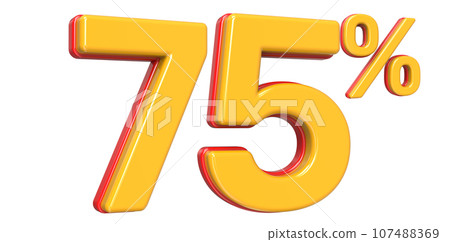 Font With Number 3D Render Font With Number 3D Render 107488369