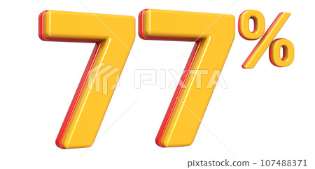 Font With Number 3D Render Font With Number 3D Render 107488371