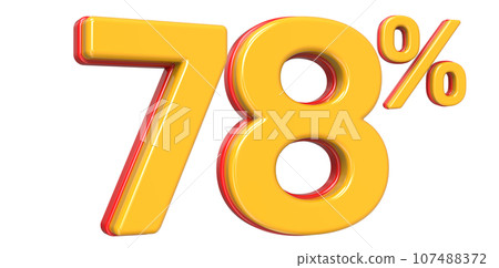 Font With Number 3D Render Font With Number 3D Render 107488372