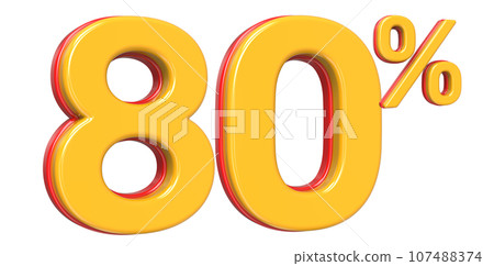 Font With Number 3D Render Font With Number 3D Render 107488374