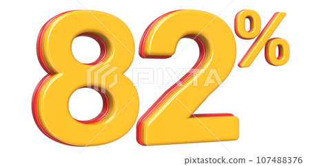 Font With Number 3D Render Font With Number 3D Render 107488376