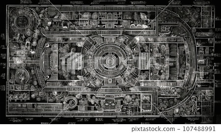 Background of ancient murals: said to depict scenes of disasters (fake) Background of ancient murals: said to depict scenes of disasters (fake) 107488991