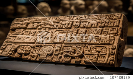 Ancient clay tablets excavated from ancient ruins (fake) 107489189