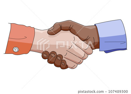 握手友誼承諾債券和平顏色 握手友誼承諾債券和平顏色 107489300