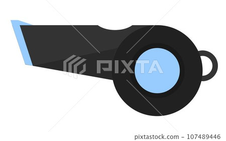 Sports whistle, signal for players from coach 107489446