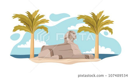 Ecotour great Sphinx of Giza ancient landmark 107489534