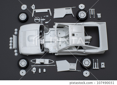 I'm building a plastic model car. 107490031