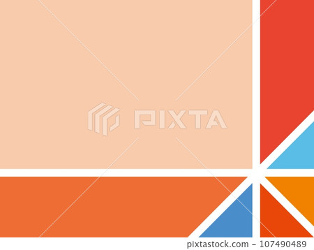 Geometric pattern frame Geometric pattern frame 107490489
