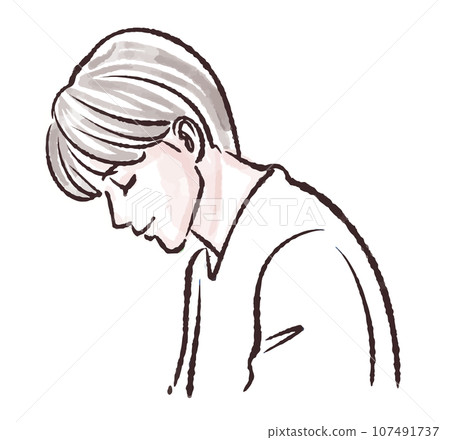 Illustration material of men Illustration material of men 107491737