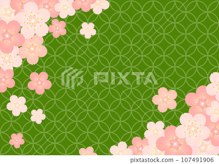 Japanese pattern background Cloisonne - Stock Illustration Japanese pattern background Cloisonne - Stock Illustration
