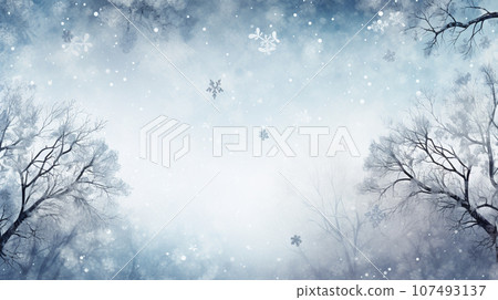 抽象圖像冬季背景圖像 107493137