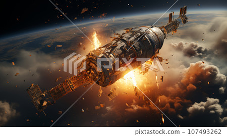 小天體（碎片）與人造衛星相撞事故 107493262