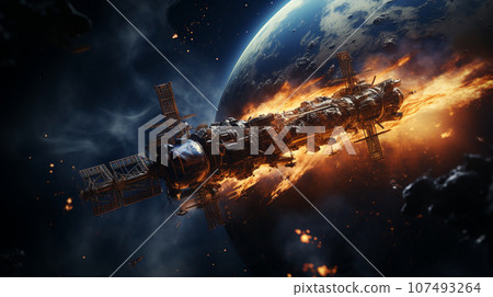 小天體（碎片）與人造衛星相撞事故 107493264