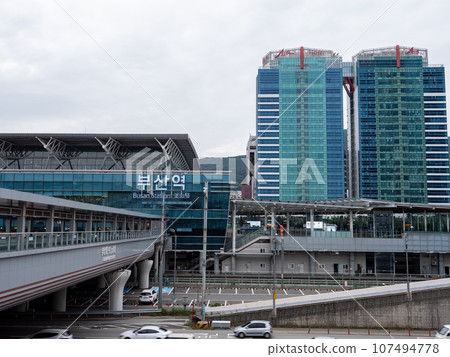 Busan station port side South Korea 107494778
