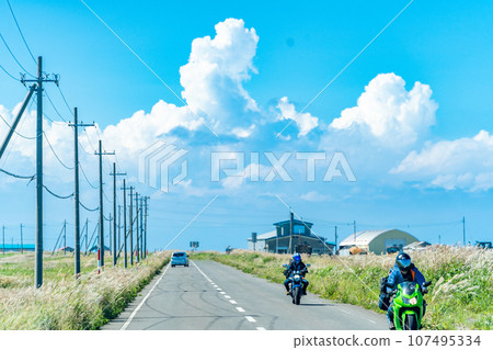 Notsuke Peninsula - Fear of disappearing under the sea in 120 years Motorcycle touring 107495334