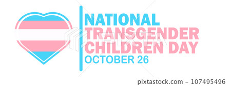 National Transgender Children Day Vector illustration National Transgender Children Day Vector illustration 107495496