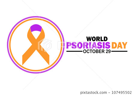 World Psoriasis Day Vector Illustration World Psoriasis Day Vector Illustration 107495502