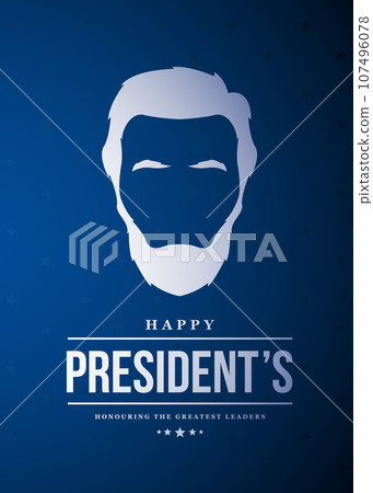 Presidents Day festive banner. Presidents Day festive banner. 107496078